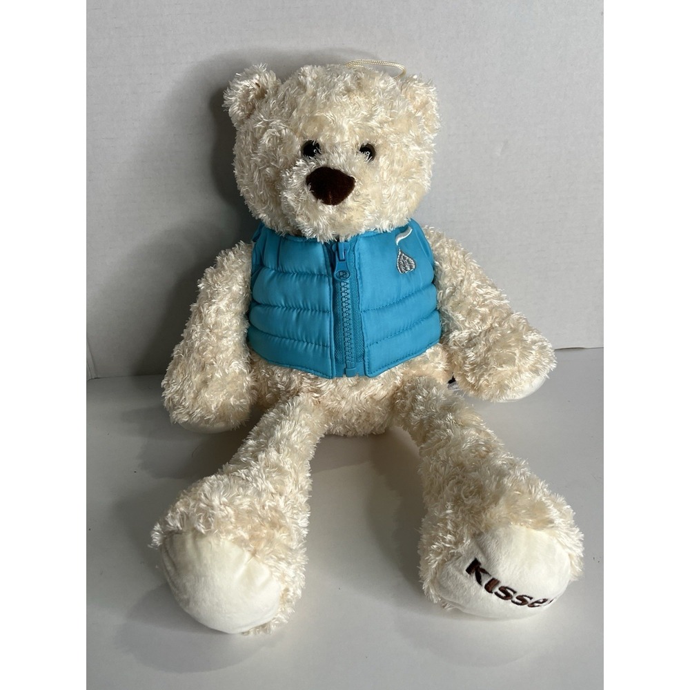 Hershey‎ Kisses Blue Parka Bear 16" Plush Stuffed Animal Toy 2019